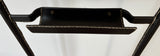 Jacques Adnet Valet Leather Wrapped with Original Tartan Plaid