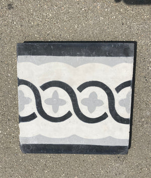 Moroccan Encaustic Cement Tile Sample with Modern Design