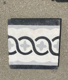 Moroccan Encaustic Cement Tile Sample with Modern Design