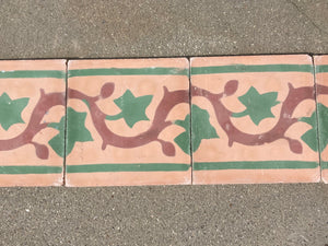 Moroccan Handcrafted Encaustic Cement Tile, Moorish Design, 1980
