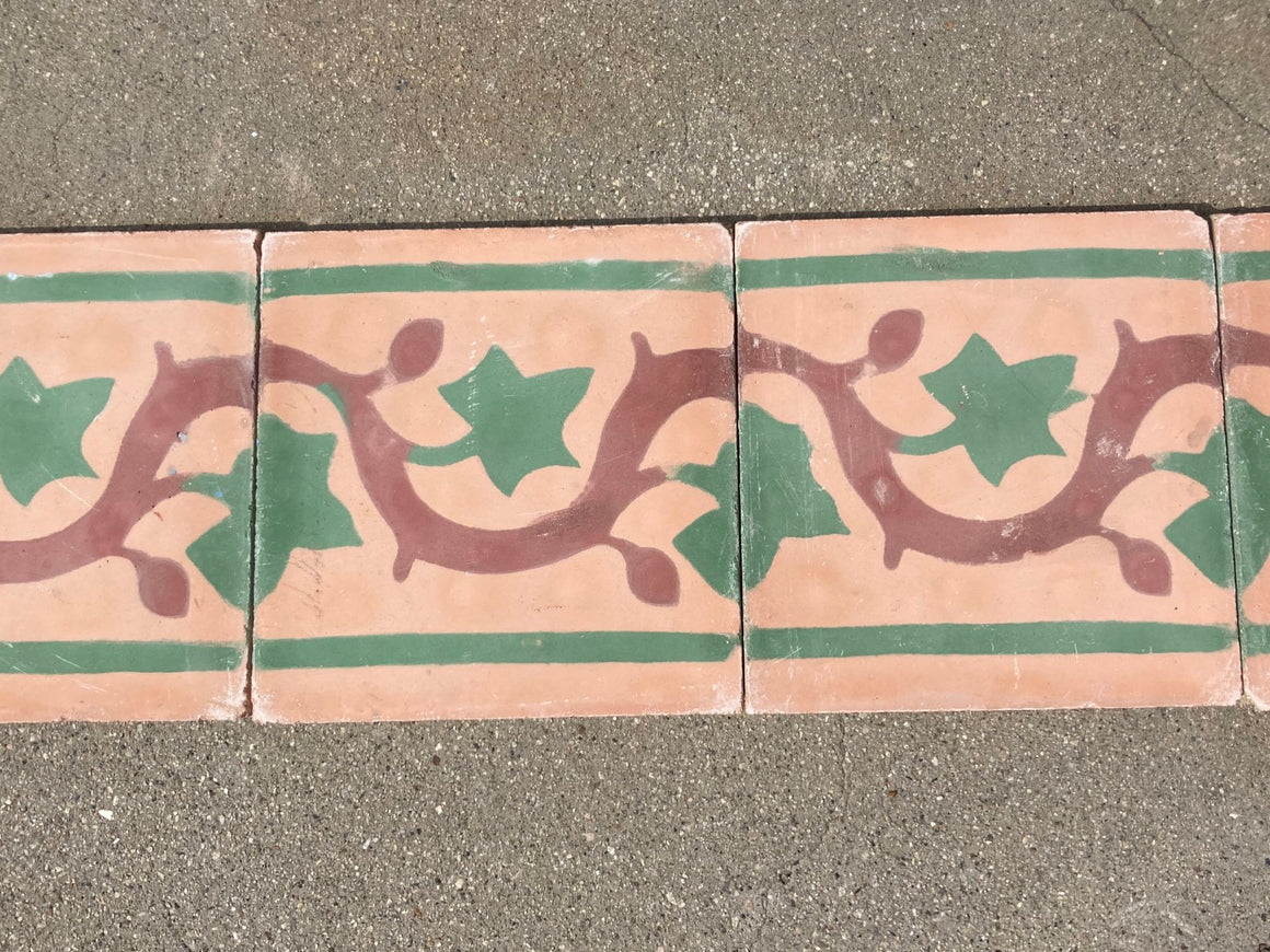 Moroccan Encaustic Cement Vintage Tile Sample