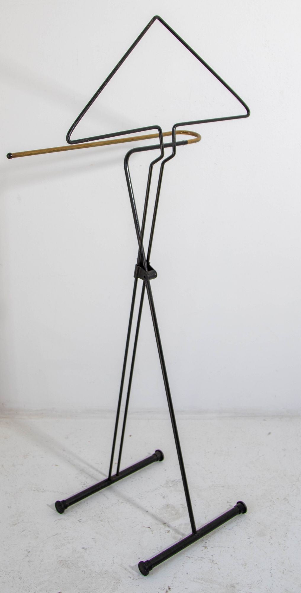 Vintage Folding Valet Metal Stand by Fratelli Reguitti 1950s