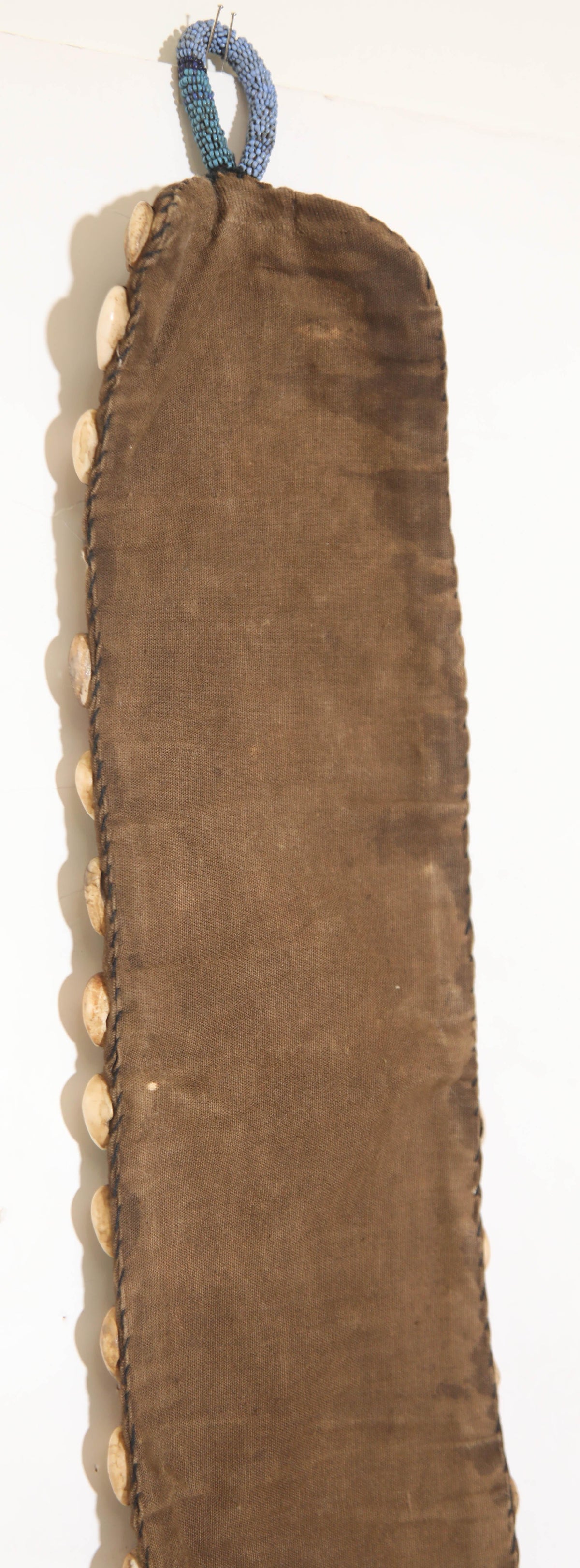 African Yoruba Diviner's Red Beaded Sash Panel 1950 — additional view 12