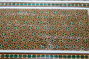 Middle Eastern Persian Micro Mosaic Khatam Inlaid Jewelry Box