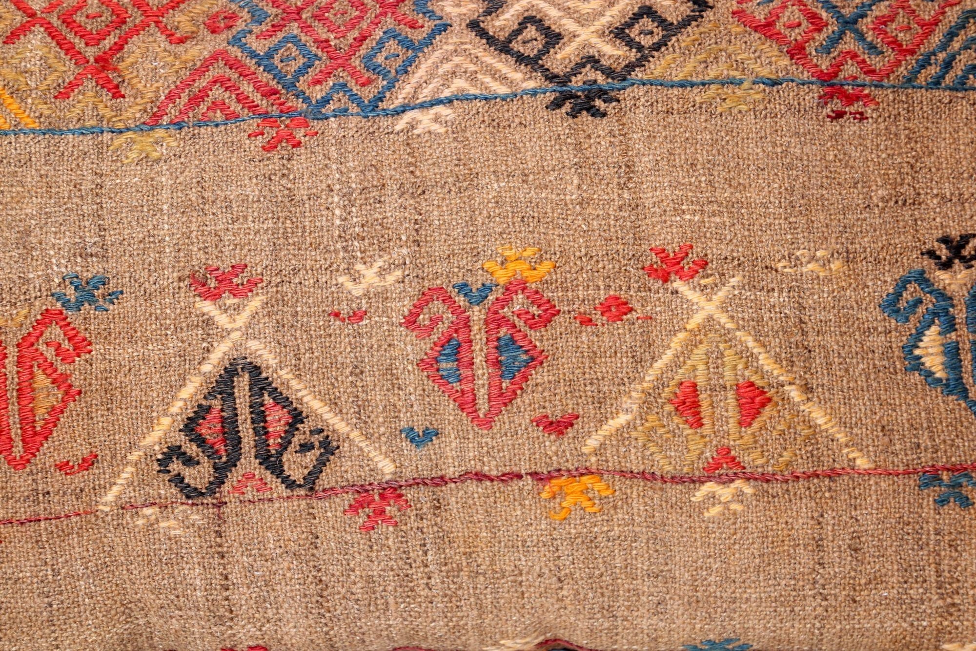 Vintage Moroccan Berber Pillow Hand-woven Rug Pillow