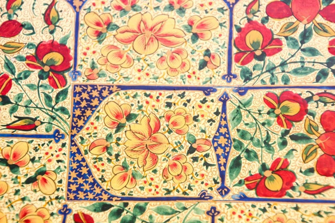 Hand Painted Rajasthani Lacquer Decorative Box