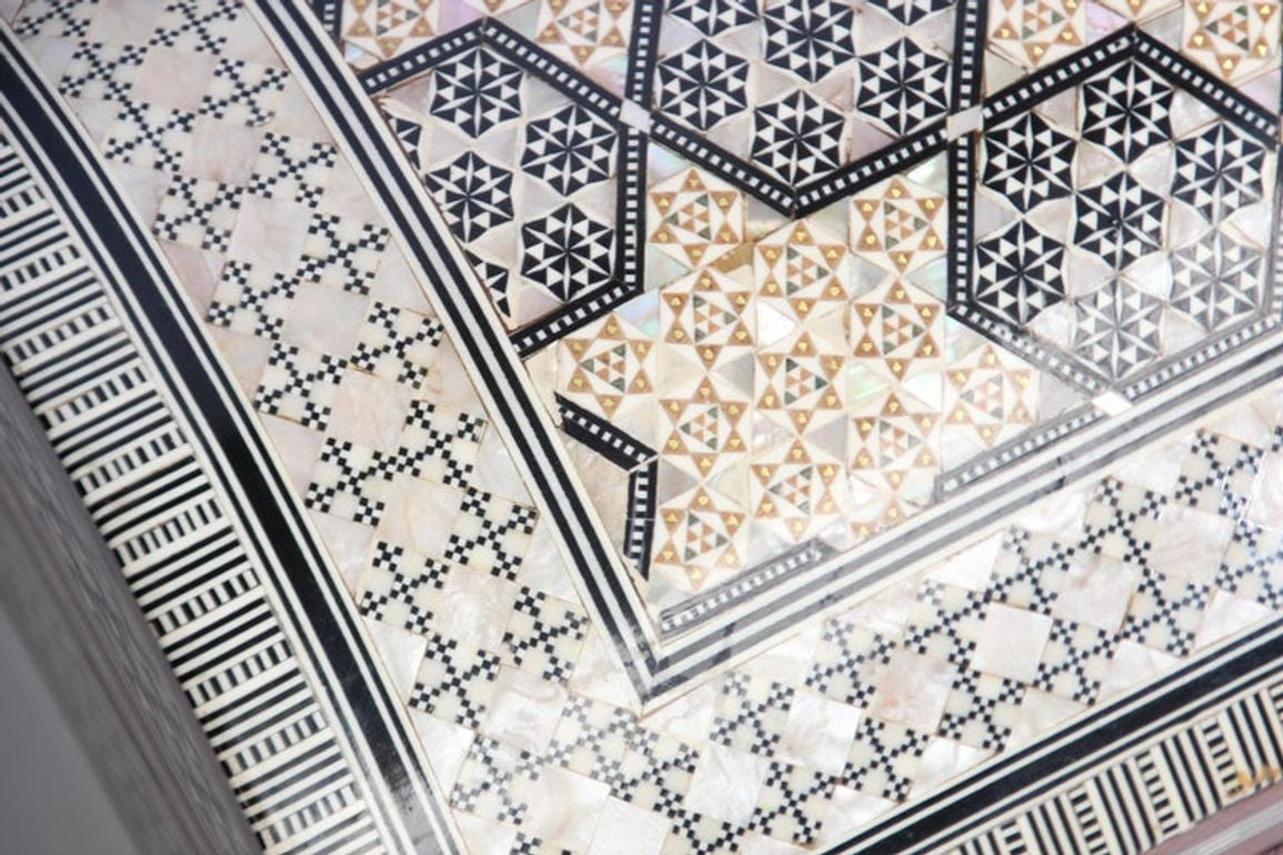 Handcrafted Middle Eastern Sadeli Jewelry Box