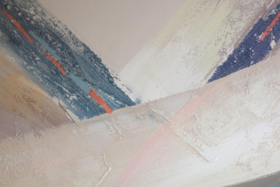 Vintage Signed Lee Reynolds Studio Textured Abstract Painting — additional view 12