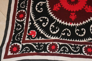 Vintage Samarkand Suzani, Uzbekistan