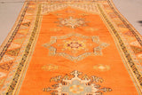 Moroccan Berber Rug Burnt Orange 16ft Long 1960s