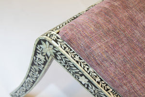 Anglo-Indian Mughal Mother of Pearl Inlaid Side Chair with Ram's Head 1 of 4
