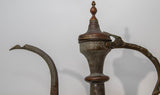 Antique Islamic Middle Eastern Qajar Persian Copper Ewer 19th Century