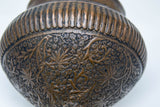 Antique Tinned Copper Indo-Persian Islamic Vase 19th Century