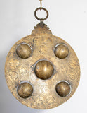 Islamic Cast Bronze Astrolabe with Five Celestial Globes Astronomical Instrument