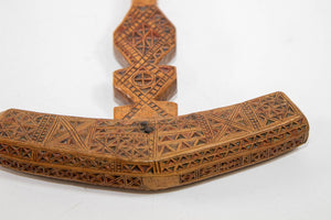Moroccan Berber Wooden Sugar Hammer Marteau a Sucre Deggaga