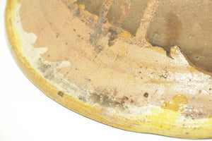 Glazed Islamic Hispano-Moresque Earthenware Dish Yellow Bowl