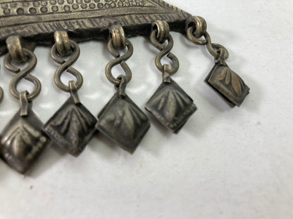 1920s Antique Silver Repousse Talisman Holder from Berber Tribes