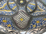 Antique Moroccan Moorish Handcrafted Ceramic Bowl Dish from Fez