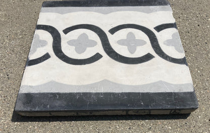Moroccan Encaustic Cement Tile Sample with Modern Design