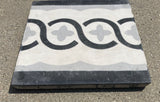 Moroccan Encaustic Cement Tile Sample with Modern Design