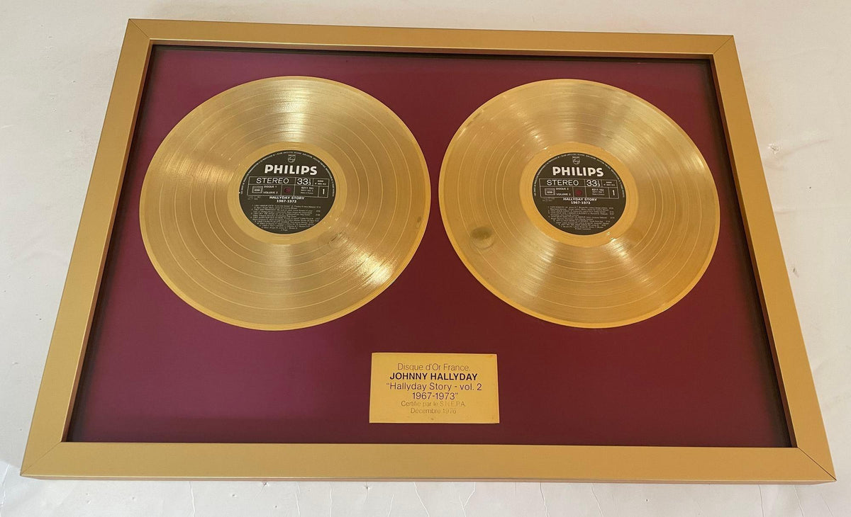 Official Gold Record Award France Johnny Halliday Story 1967-1973 Vol.2 — additional view 13