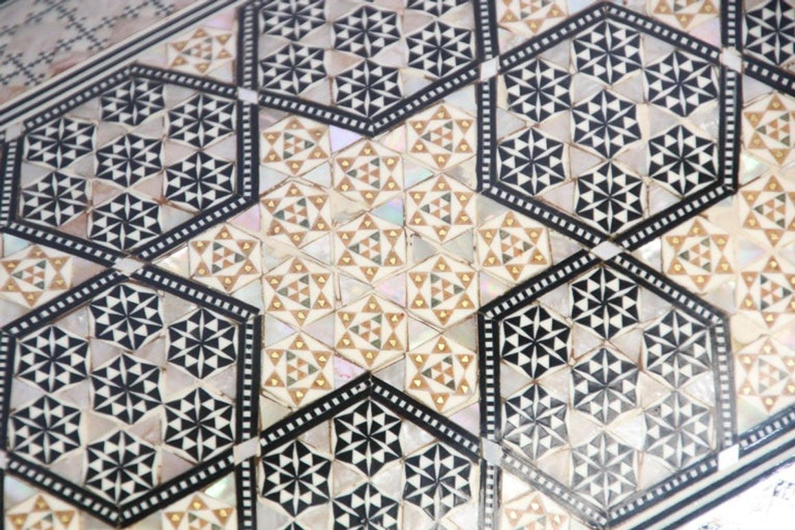 Handcrafted Middle Eastern Sadeli Jewelry Box