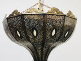 Large Vintage Brass Moroccan chandelier