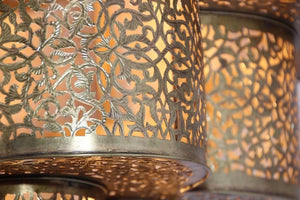 Moroccan Moorish Alhambra Brass Chandelier