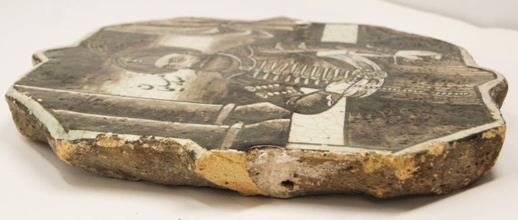 Antique Islamic Turkish Ottoman Ceramic Tile 1880