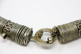 Traditional Silver Torque Necklace Chocker from Rajasthan India