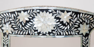 Anglo-Indian Mughal Mother of Pearl Inlaid Side Chair with Ram's Head 1 of 4