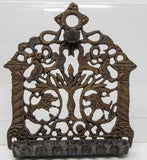 North-African Brass Hanukkah Lamp Menorah Oil Lamp Judaica Morocco 19th Century