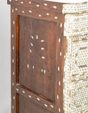 Antique Middle Eastern Mother-of-Pearl Inlaid Marble-Top Chest of Drawers
