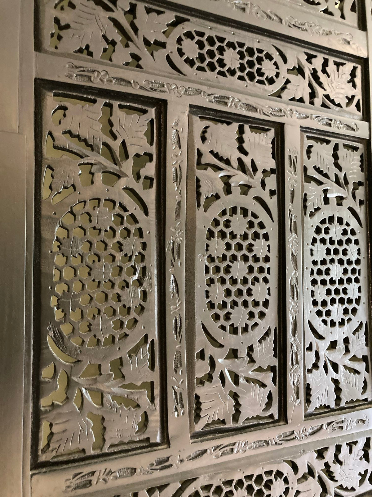 Hand-Carved Indo-Portuguese Moorish Queen Four-Poster Bed, India, 2000