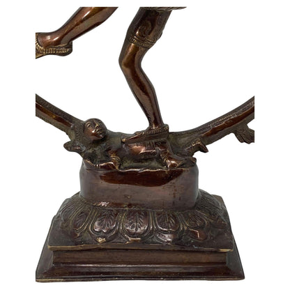 Asian Dancing Hindu Bronze Copper Shiva Nataraja Circa 1950 — additional view 8