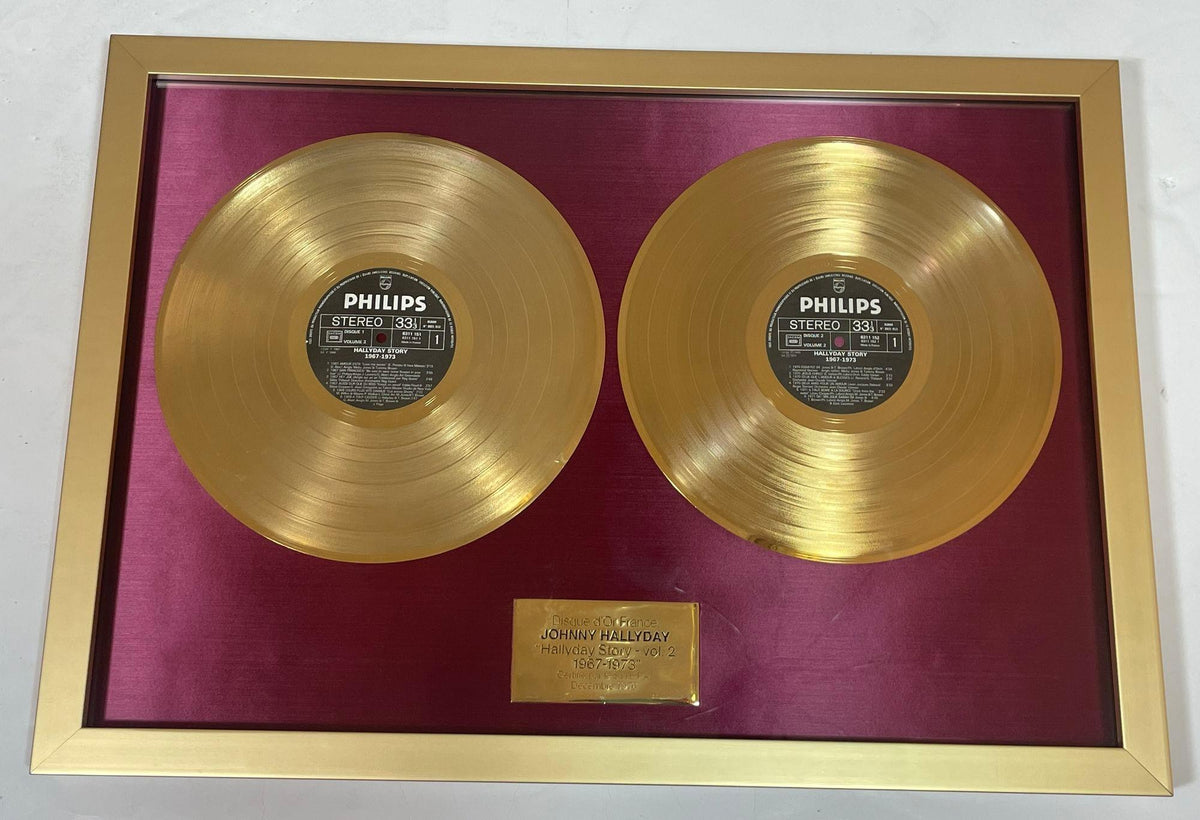 Official Gold Record Award France Johnny Halliday Story 1967-1973 Vol.2 — additional view 14
