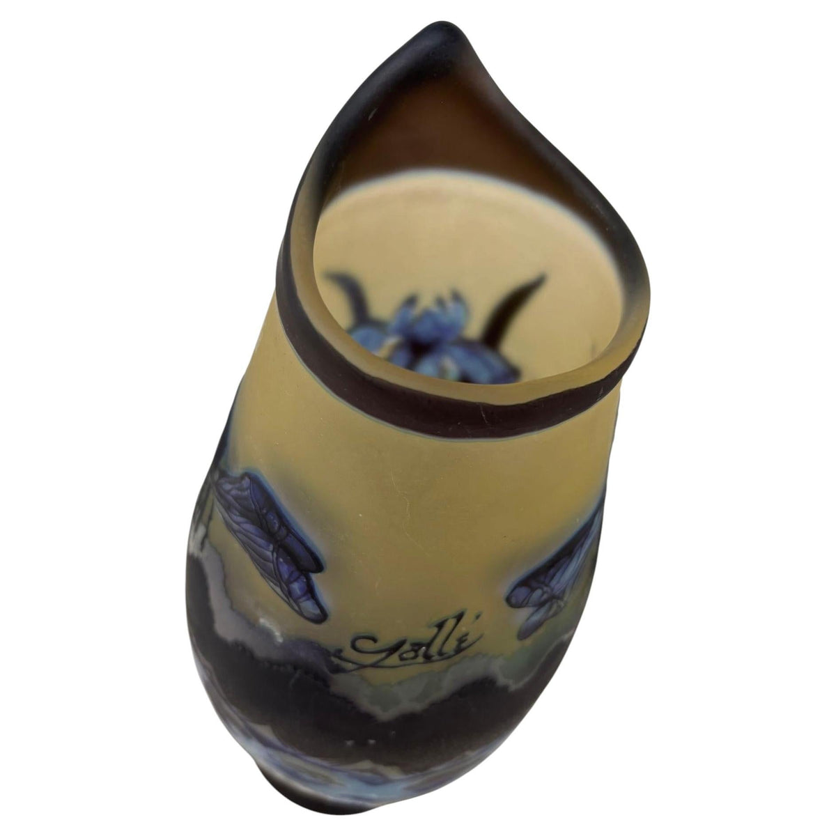 Art Nouveau Cameo Vase Signed Emile Galle 14 inches — additional view 8