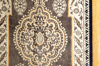 Antique Moroccan Moorish Silk Textile Tapestry Wall Hanging Hiti 19th C.