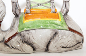Vintage Hand Painted Resting Camel Porcelain Tea Pot