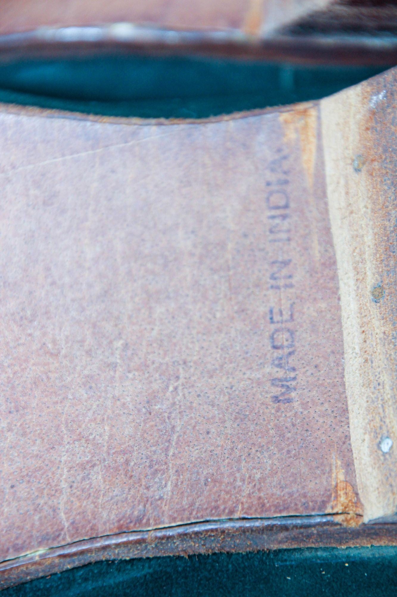 Moorish Mughal style Curled Toe Black Leather Shoes from Tony Duquette Estate