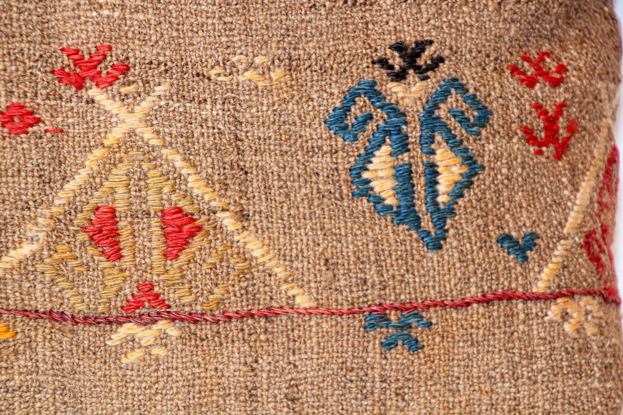 Vintage Moroccan Berber Pillow Hand-woven Rug Pillow