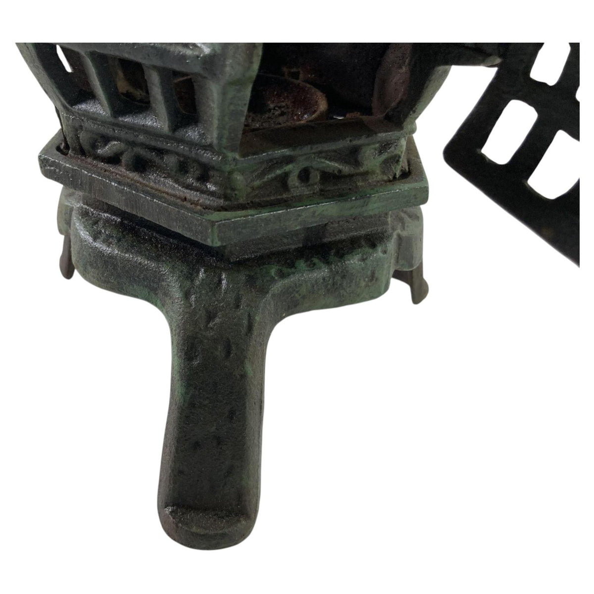 1940s Japanese Iron Pagoda Candle Lantern, Hand-Crafted Japonisme — Japan