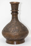 Antique Tinned Copper Indo-Persian Islamic Vase 19th Century