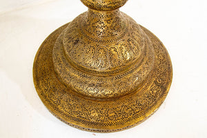Antique 19th Century Brass Islamic Middle Eastern Persian Floor Lamp