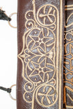 Collectible Vintage Hand-tooled Leather African Berber Tribal Moroccan Bag 1960's