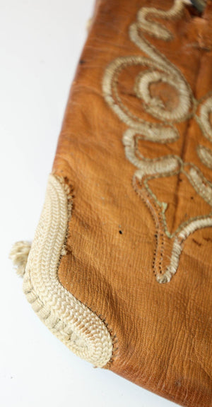 Leather African Tribal Moroccan Shoulder Bag