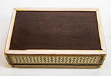 Middle Eastern Moorish Mother of Pearl Inlaid Marquetry Jewelry Box