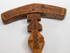 Moroccan Berber Wooden Sugar Hammer Marteau a Sucre Deggaga