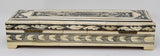 Moorish Islamic Mughal Raj Decorative Vizagapatam Carved Bone Jewelry Box India