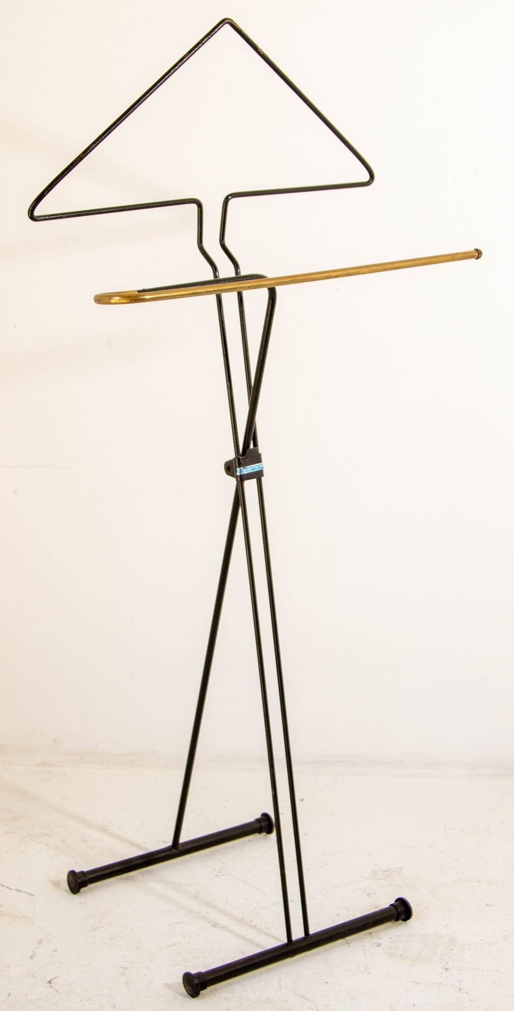 Vintage Folding Valet Metal Stand by Fratelli Reguitti 1950s